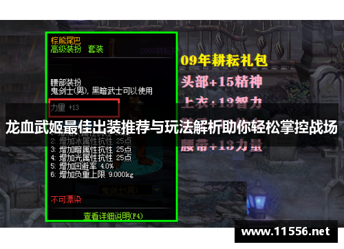 龙血武姬最佳出装推荐与玩法解析助你轻松掌控战场